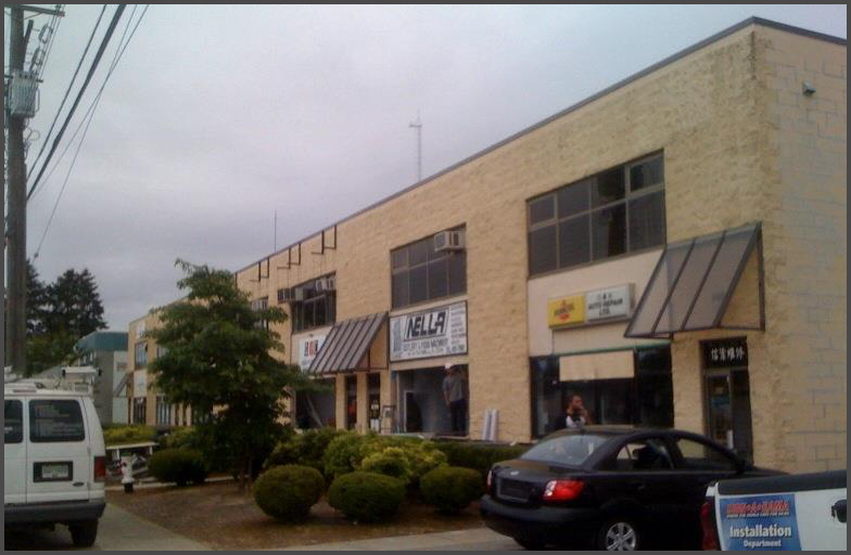 Window replacement for this entire commercial building in Burnaby.