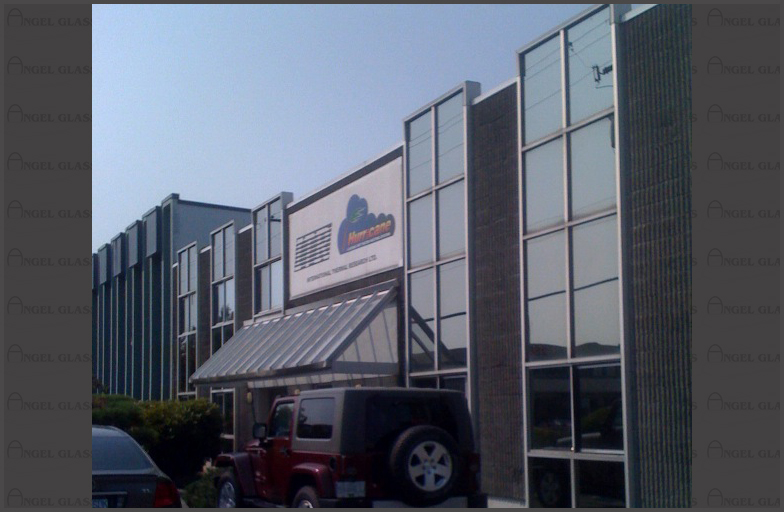 Window replacement for this entire commercial building in Burnaby.