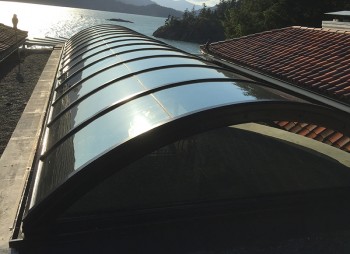Curved Glass Skylight System – Custom Designed, Built and Installed