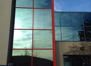 Double panel Glass Replacement for this commercial building in Richmond