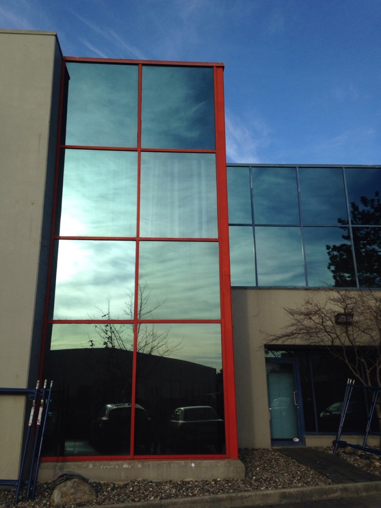 Double panel Glass Replacement for this commercial building in Richmond